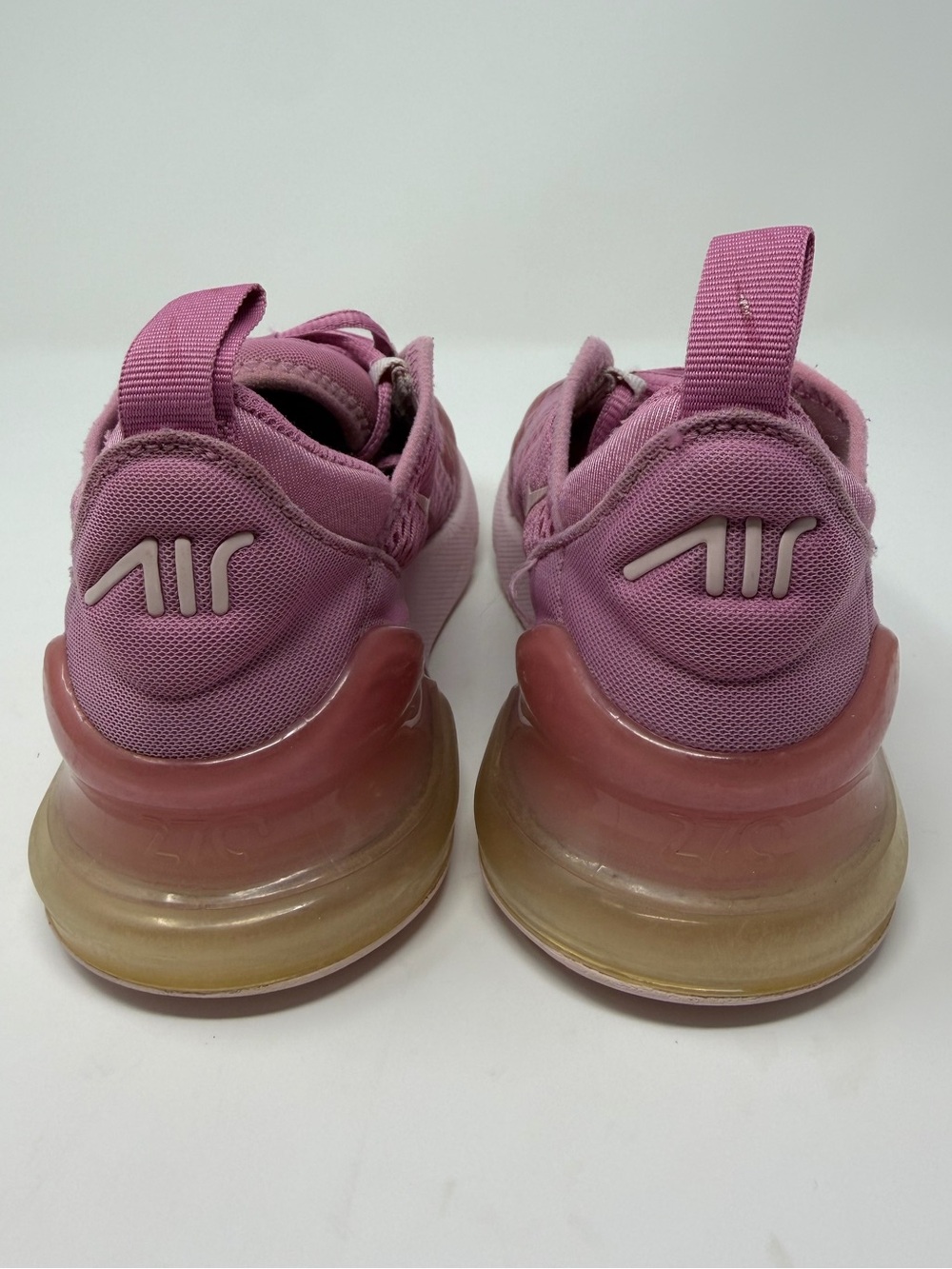 Kids Nike Air 270 Pink Athletic Sneakers Sz.2.5 - Picture 5 of 8